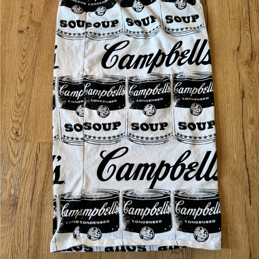 Campbell's Soup Print Skirt